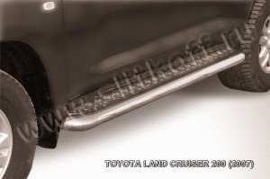 TOYOTA LAND CRUISER 200 (2007)-Пороги d76 с листом